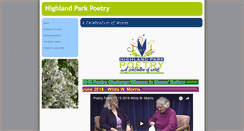 Desktop Screenshot of highlandparkpoetry.org